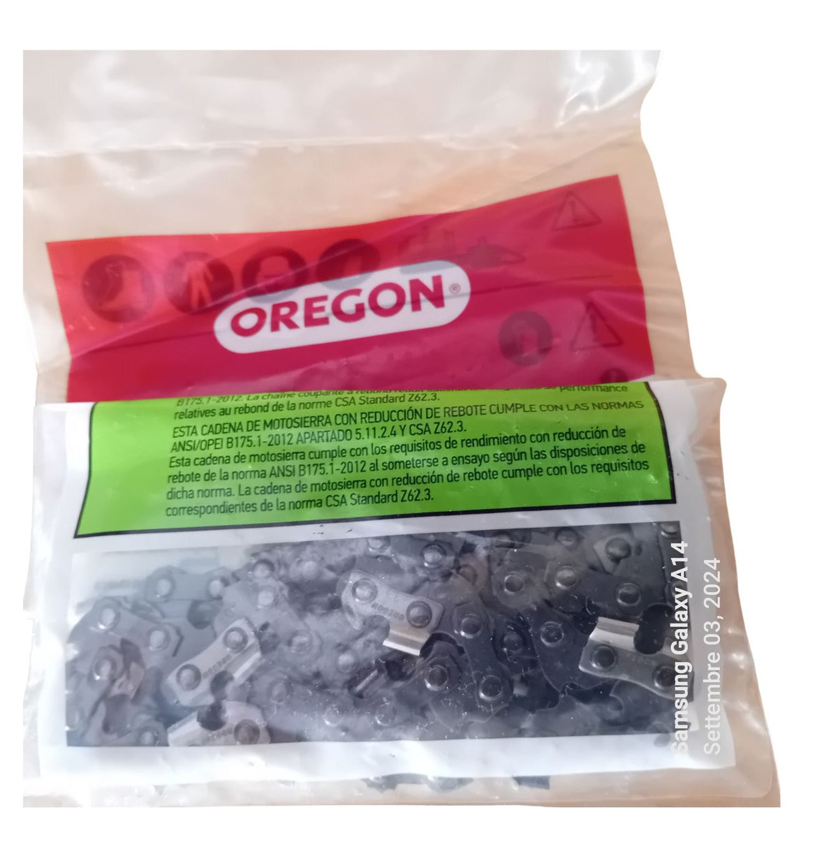 Catena motosega OREGON Mod. 91P040