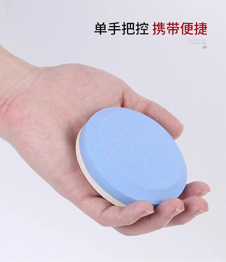 Double Sides 400 1000 180 320 Grits Outdoor Tool Round Hand Held White Corundum Whetstone Sharpening Stone