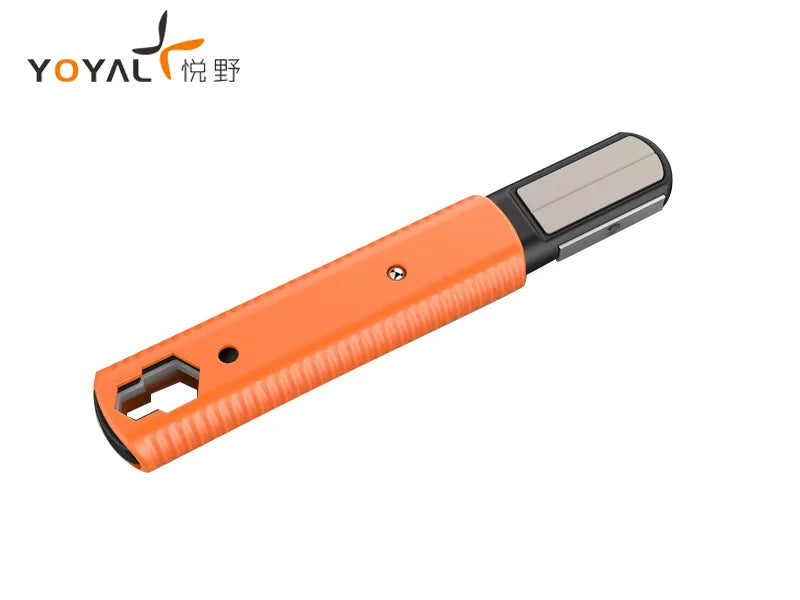 Yoyal TY2204 Portable Sharpeners Stainless Steel Folding Sharpening for Outdoor Pocket Knives Equipment