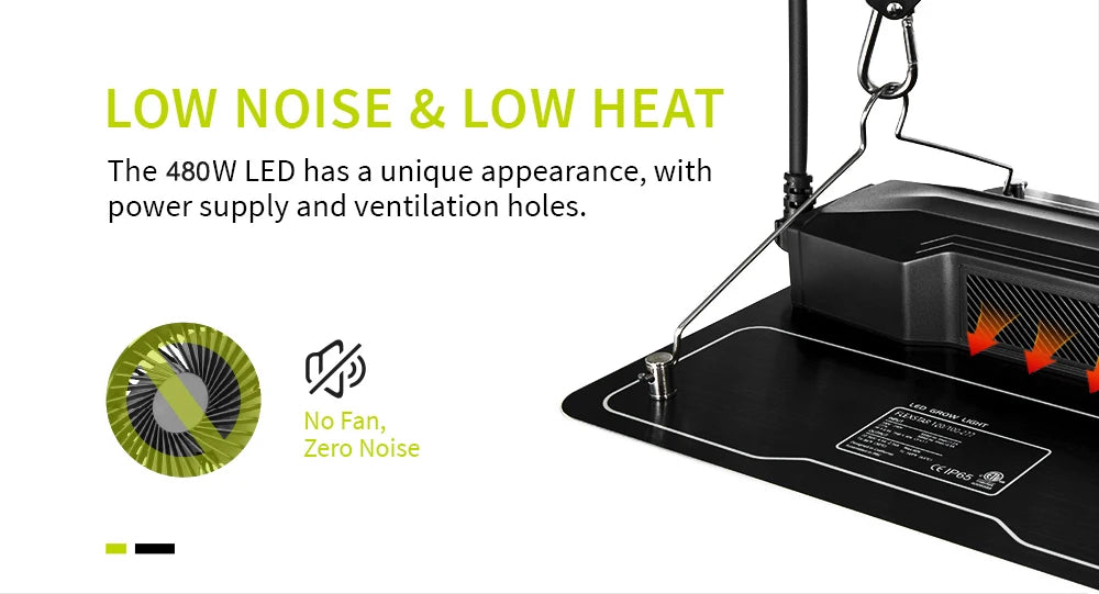 (Shipping Direct From LA) Flexstar 480W Dimmable LED Grow Light Lm301b for Hobby Growers