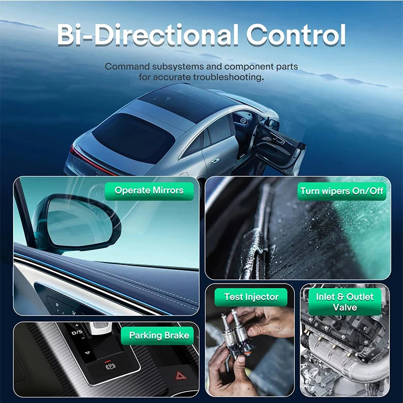 USA EU Warehouse Launch CRP919 EV Automotive Scanner With CANFD DOIP All System Code Reader for New Energy Cars