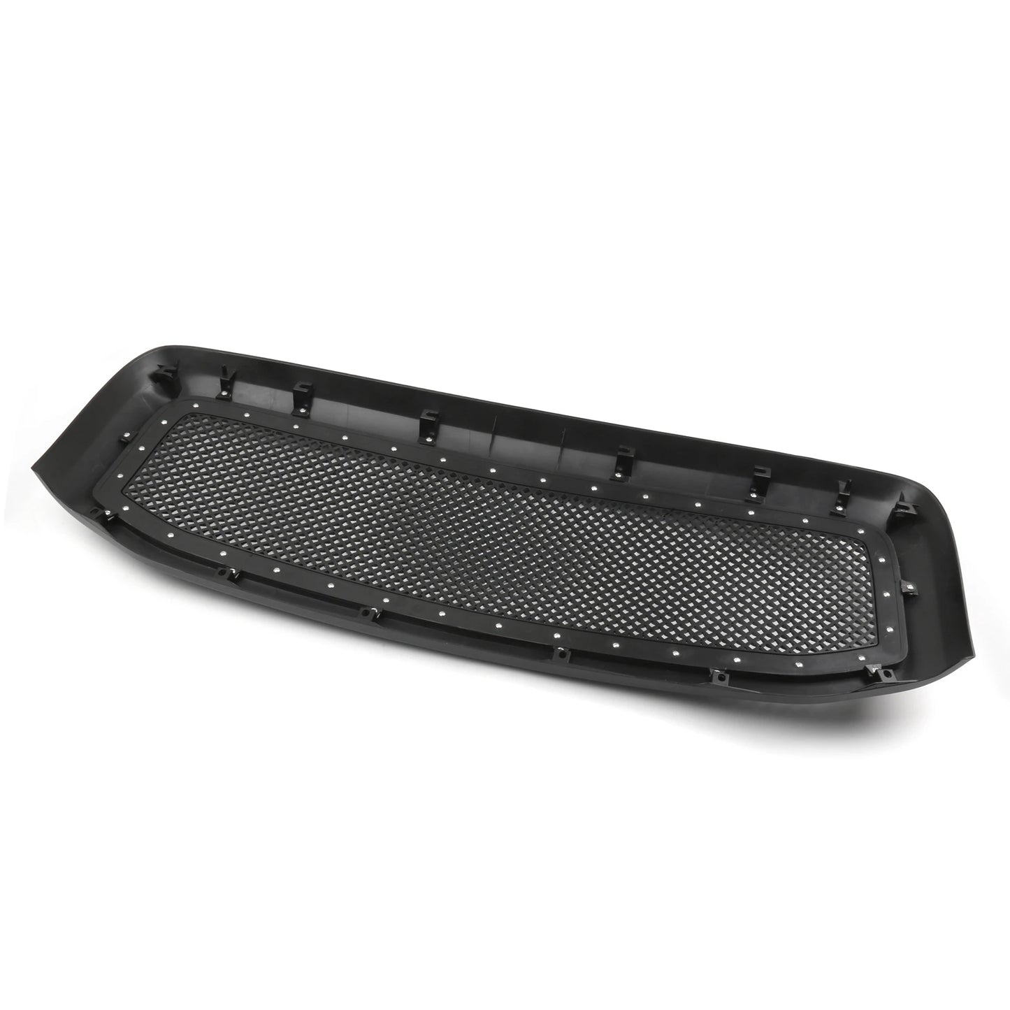 Areyourshop Black Mesh Style Front Hood Grille W/Chrome Rivet for Ram 1500/2500/3500 2006-2008 Models