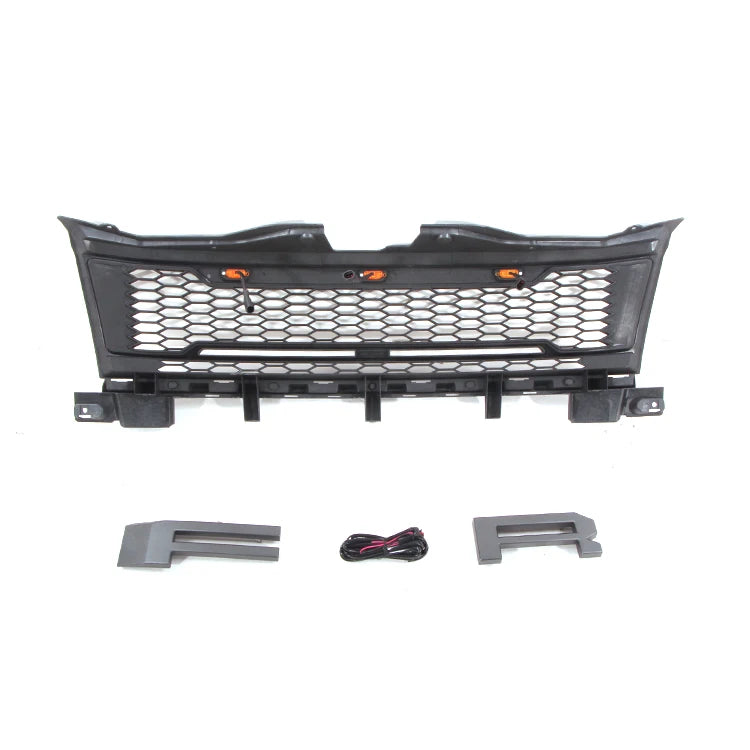 Front Grille Matte Black LED Raptor Style Fit for 2007-2010 Ford Edge