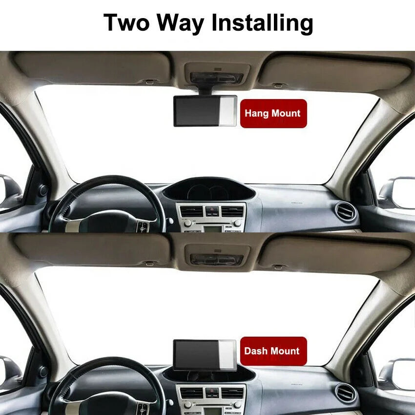 IPoster 10.36in 1080P Touch Screen Quad Split DVR AHD IPS Monitor Waterproof with MP5 BT CCD Front Side Reverse Camera Kit