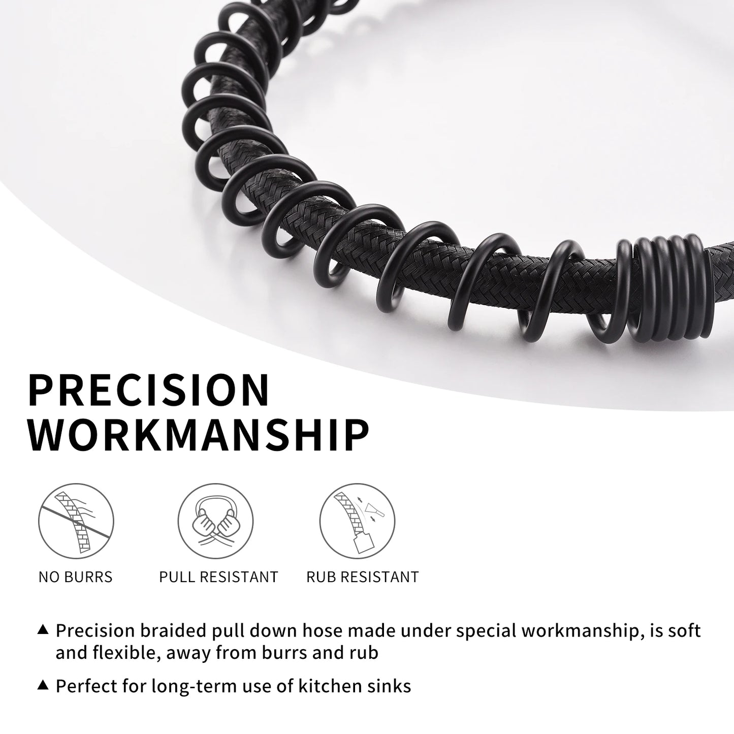 Modern Single-Handle Brass Faucet with Retractable Universal Rotatable Feature for Hotel Kitchen Use American Style