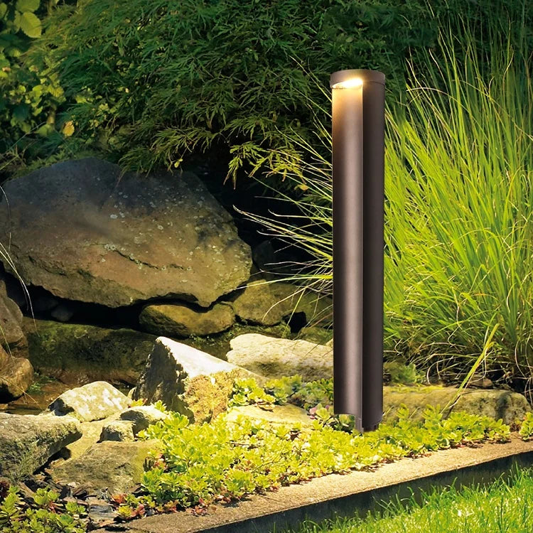 LT9404 16 Inch Aluminum Bollard Path Light Integrated Fixtures for Outdoor Landscaping