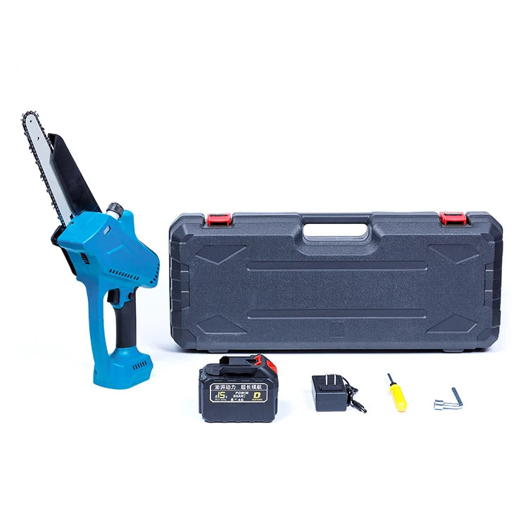 2028 DTW-SAW7115 588W 7000rpm Cordless Chain Saw Power O70, color - DTW-SAW7115 saw 8" (with one 15cell battery)