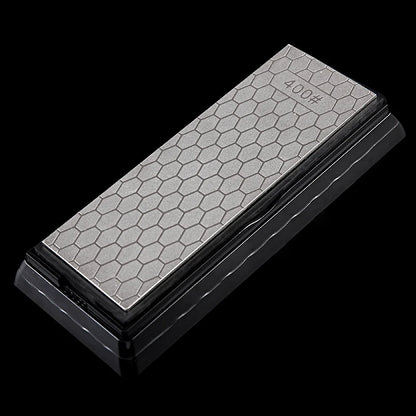 Double Side Diamond Hone Manual Knife Sharpener Diamond Sharpener 400#/1000# Diamond Whetstone Sharpening Stone