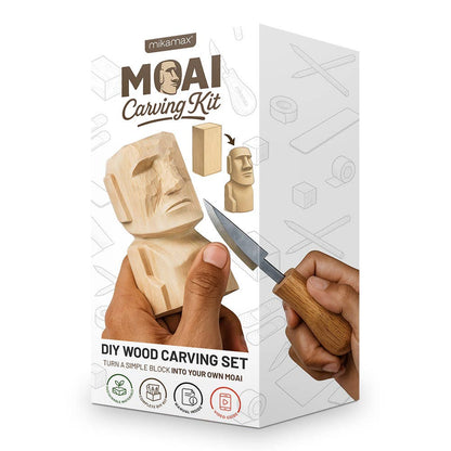 Kit per intaglio in legno Moai
