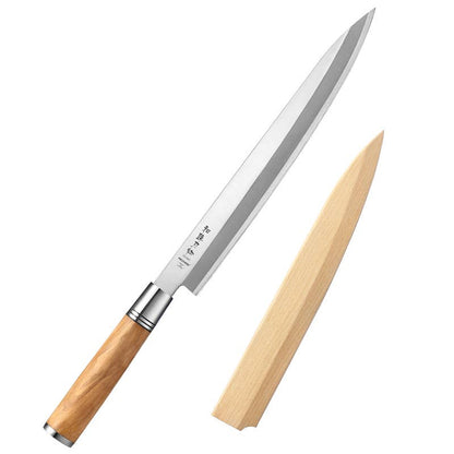 Coltello da sashimi hezhen 270+fodero in legno