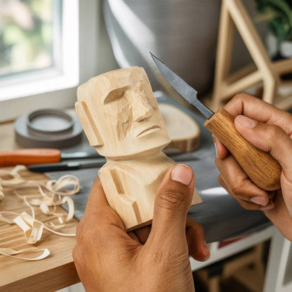 Kit per intaglio in legno Moai