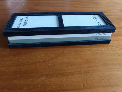 ADAEE Double Sides Combination Whetstone for Kitchen Knives Garden Tools Size 180*60*30mm