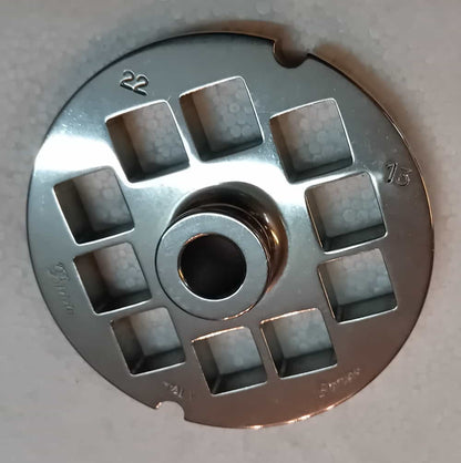 PIASTRA INOX PER TRITACARNE FAPATOOLS  MOD. 22 FORO Q13 mm