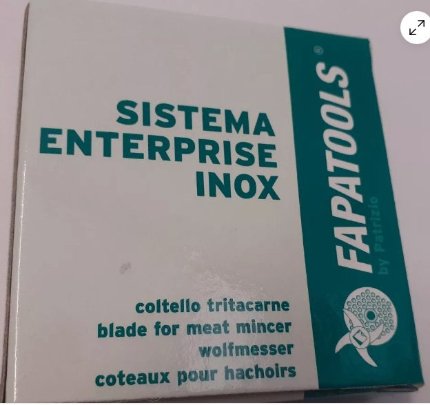 PIASTRA INOX PER TRITACARNE FAPATOOLS  MOD. 32 FORO DA 4,5 mm