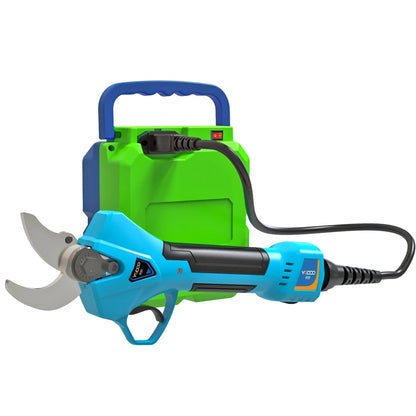 36V Longlife Use Powerful 40MM Electric Pruning Shears Rechargeable Battery Power Shears LED Screen Display Gardening Pruner