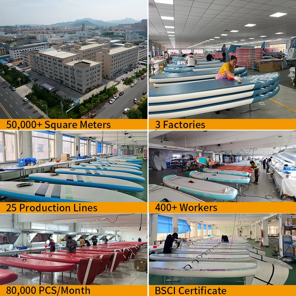 FUNWATER Dropshipping Factory OEM BSCI CE Stand up PVC Inflatable Surfboard Paddle Paddle Boards Standup Surfboard Water Sports