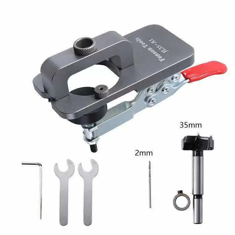 L-HT149 LISCA 35mm Concealed Hinge Drilling Locator Woodworking Hole Drilling Jig Dowel Hole Drill Tools