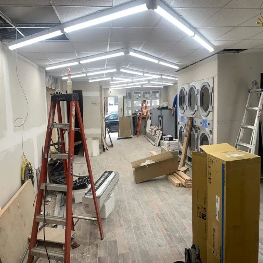 Premium DLC 5.1 LED Linear Light Office Supermarket Suspension LED Batten Lamp