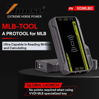 2025 for Xhorse VVDI MLB TOOL XDMLB0 Key Programmer Adds Key for VW Audi MQB Compatible with VVDI2/Key Tool Plus Pad 1-Year Warr