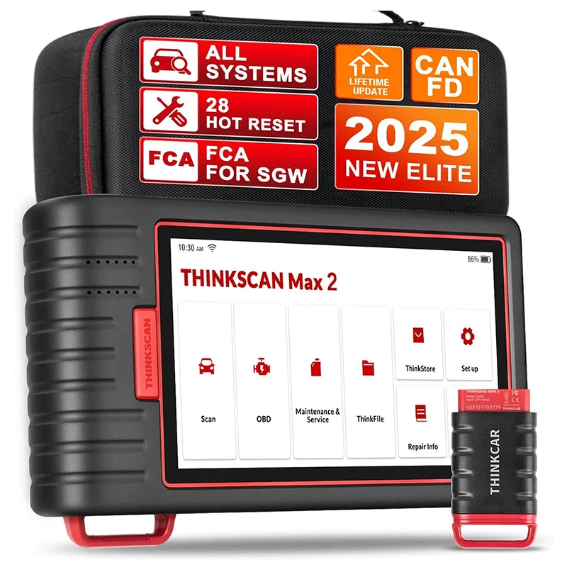 2025 Thinkscan Max2 OBDeleven Full System Auto OBD Reader OBD2 Scanner Universal Diagnostic Machine Tools