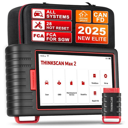 2025 Thinkscan Max2 OBDeleven Full System Auto OBD Reader OBD2 Scanner Universal Diagnostic Machine Tools