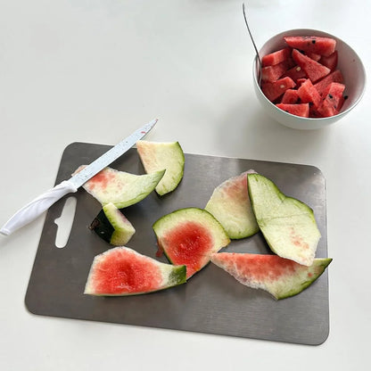New Arrival Kitchen Gadget 304 Stainless Steel Metal Titanium Cutting Board for Kitchen