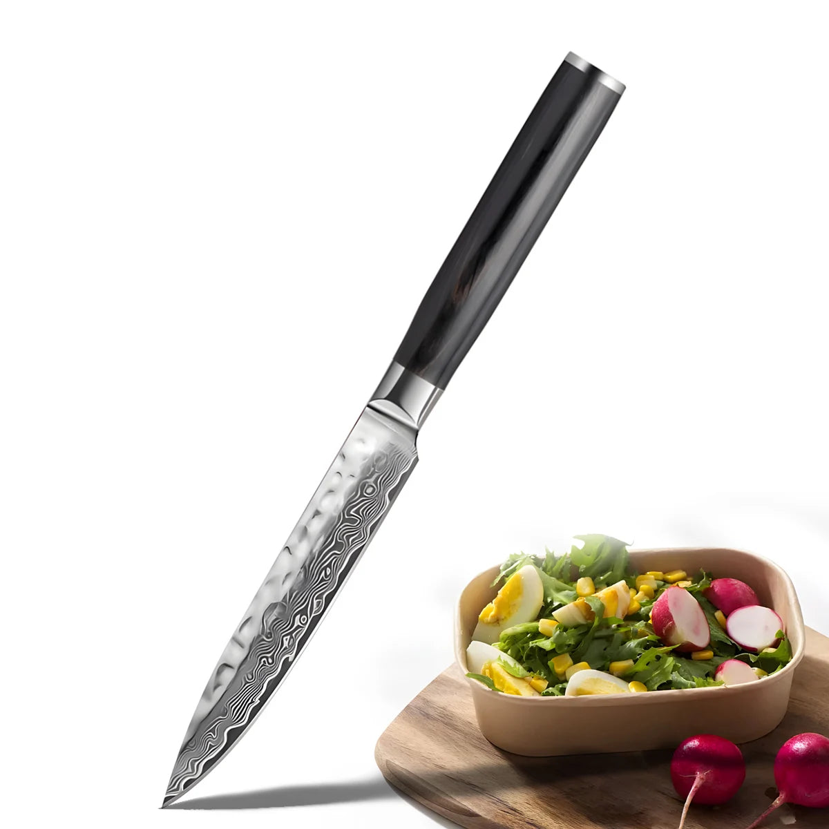 Directly Manufactured Company's Chef Fruit Carving Filleting Knife Custom Damascus Steel Non-Stick Pattern Blade Kitchen Knives