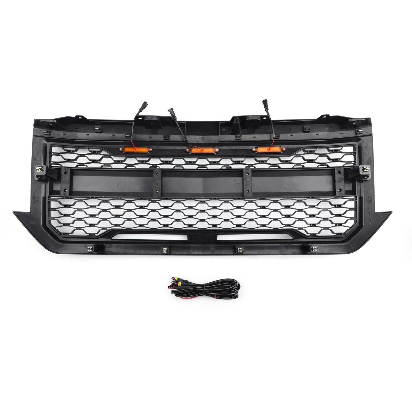LED Light Front Bumper Grill Grille Chevrolet Silverado 1500 2016 2017 2018 With Letter
