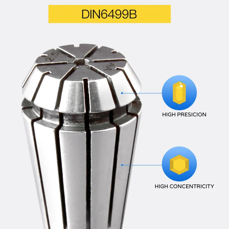 16pcs ER25 Spring Collet Chuck Set CNC Milling Collet Chuck ER25 Collect Set CNC Milling Lathe From 1mm to 16mm