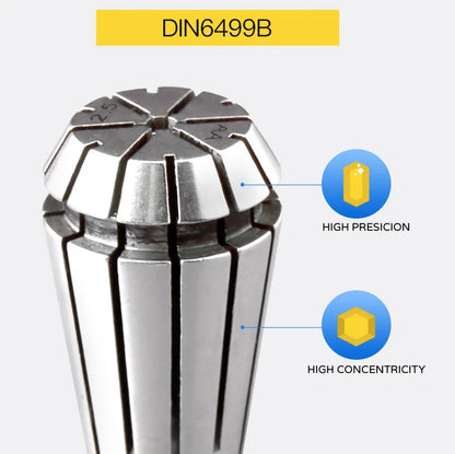 16pcs ER25 Spring Collet Chuck Set CNC Milling Collet Chuck ER25 Collect Set CNC Milling Lathe From 1mm to 16mm
