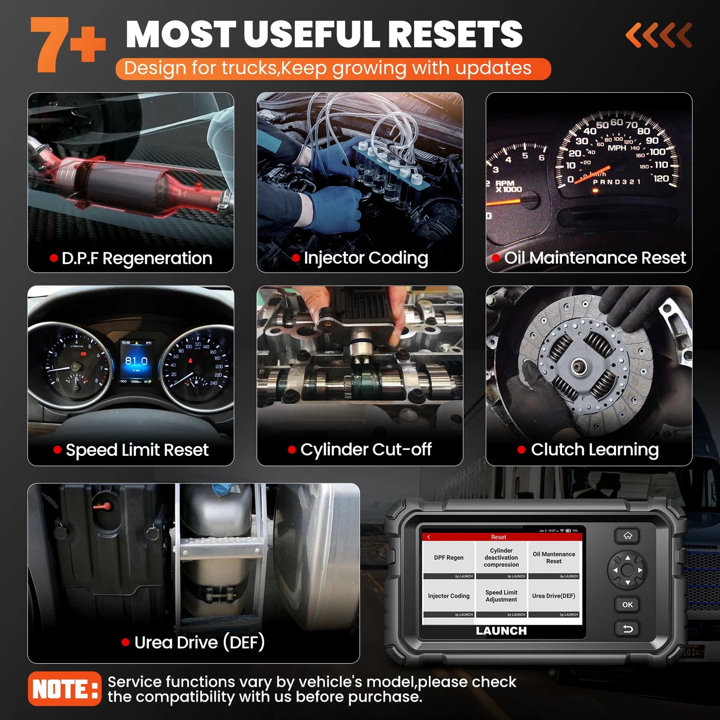 CRP129 HD Full System Truck Diagnostic Tool Heavy Duty Commercial Vehicle Scan Tool Machine