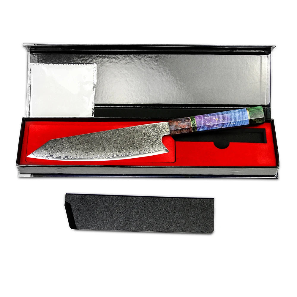 2021 Most Popular Fashionable Style Stocked High Carbon Damascus Chef Kiritsuke Knife