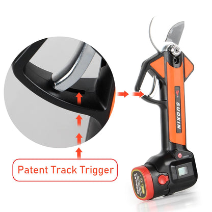16.8V 30MM Max Cutting Diameter Electric Pruning Scissors with LCD Display,cordless Electric Scissors Garden Pruning Power Shear