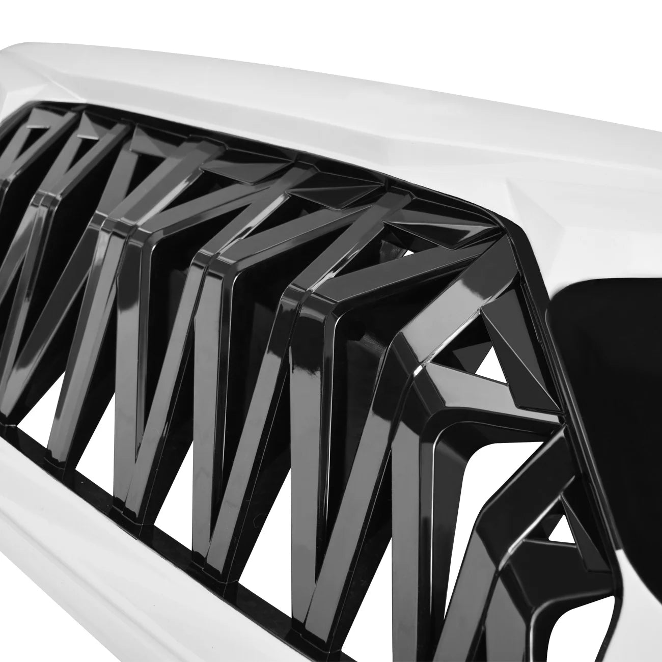 US STOCK Black & White Shark Grille for 2018-2022 jeep wrangler jl Accessories /Gladiator JT Accessories
