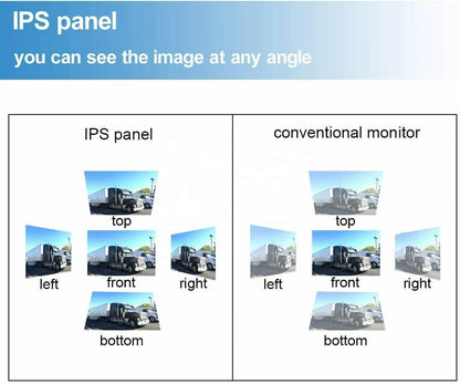 IPoster 10.36in AHD Touch Screen Quad Split IPS Monitor With 4channel NVR With MP5 BT CCD Front Side Rear View Camera Kit