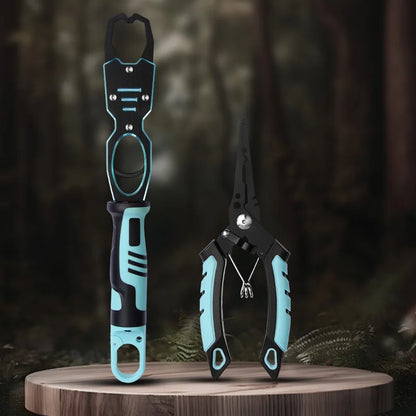 Selco Anti Slip Fish Lip Grabber Portable Fishing Grip Tool with Lanyard and Storage Bag