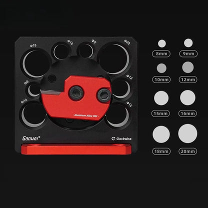 L-HT221-2 Square Carbide Insert Dowel Maker Dowel Plate Wood Raw Materials Rods Wood Sticks Maker Dowel Round Bar Auxiliary Tool