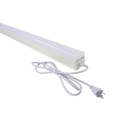 Commercial Indoor Fixture 4FT LED Light Linear Batten Tube Light 38W Emergency Ceiling Lamp
