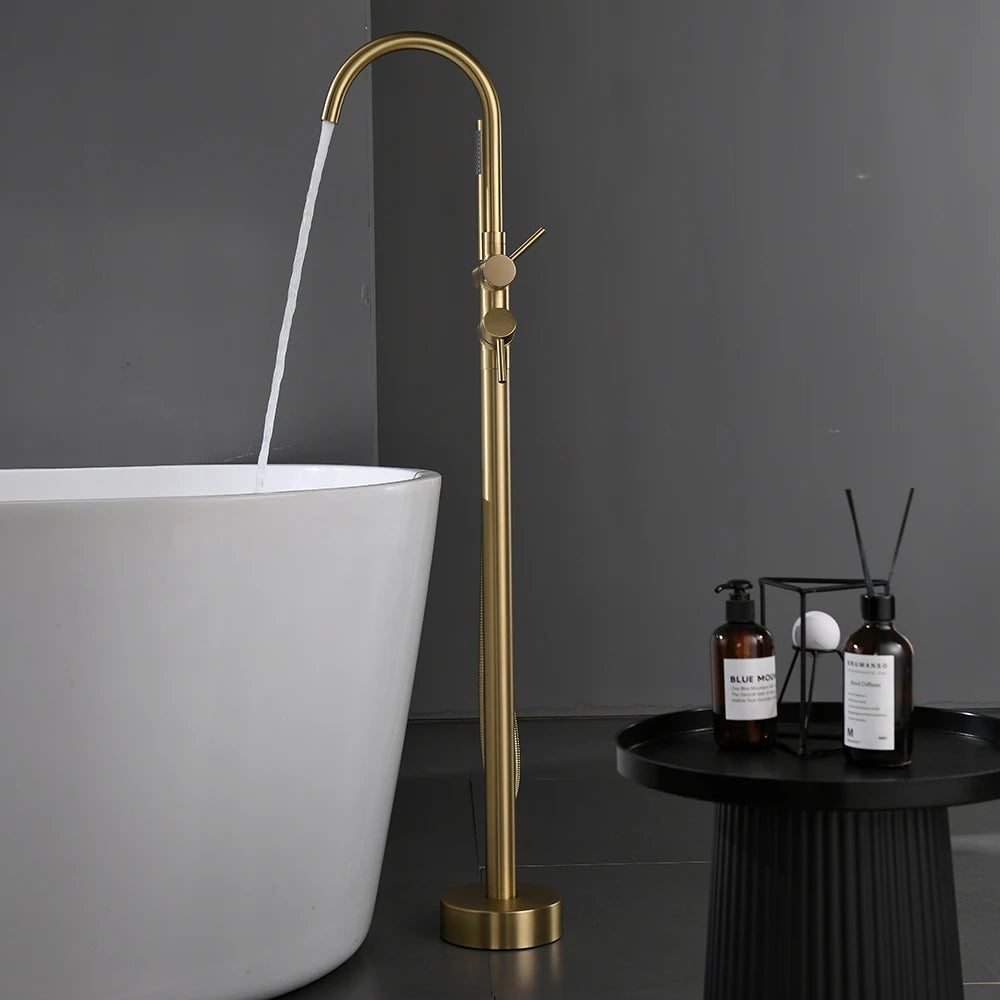 Factory Names CUpc Gold Single Handle Bathtub Shower Faucet