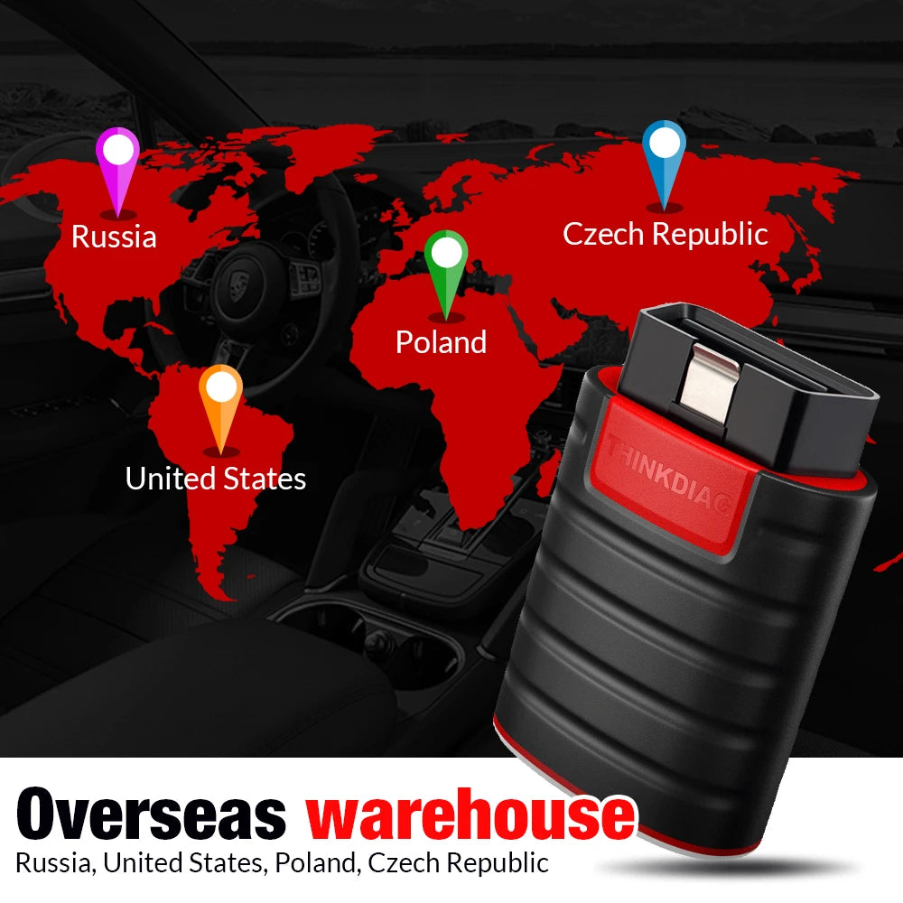 2025 Thinkdiag PK As Easydiag Full System OBD2 Diagnostic Tool Think Easy Diag OBDII Code Reader 16 Reset Services