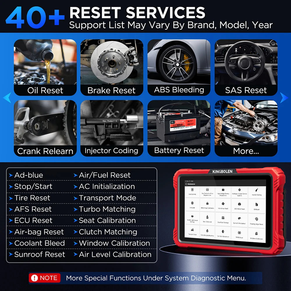 2025 Kingbolen Newest K10 Elite Bi-directional Control Full System Diagnostic Scan Tool DOIP CANFD ECU Coding Machine