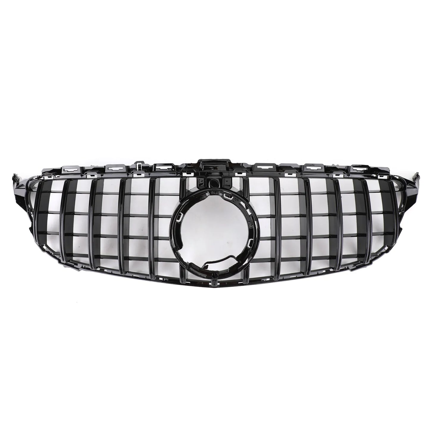 GTR Style Grill Grille W/Camera for Mercedes-Benz W20 W/Camera W205 C205 A205 AMG 2019 With Logo