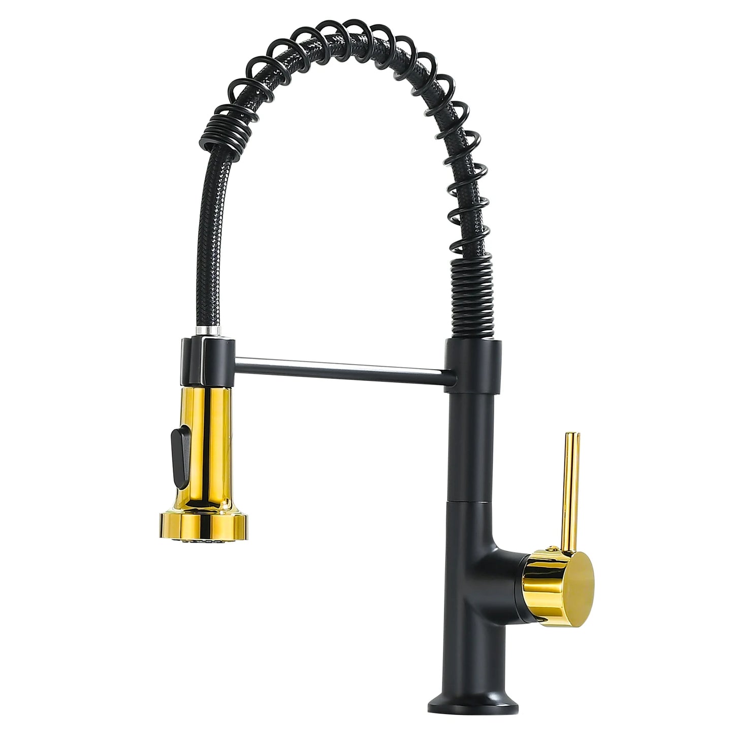 Modern Single-Handle Brass Faucet with Retractable Universal Rotatable Feature for Hotel Kitchen Use American Style