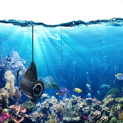 Portable Battery Powered Fish Finder 5 "waterproof Color Screen with 220° Large Wide Angle Underwater Camera and 20meter Cable