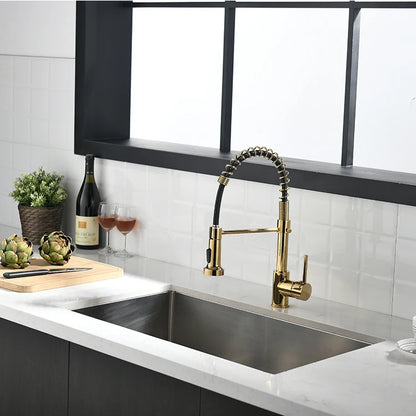 High Quality Single Handle Modern Kitchen Faucet Commercial Home Water Tap with Brass Ceramic Classic Contemporary Accessories