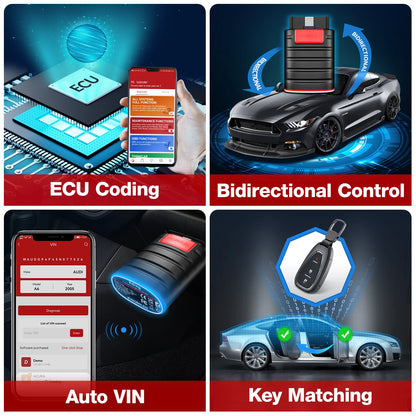 Ediag New Version Full Systems BT Car Diagnostic Tool Obd2 Scanner Bi-Directional Active Test Ecu Coding