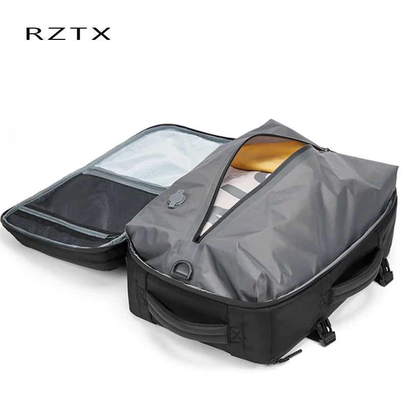 Luxury Business Anti Theft Waterproof Backpack Laptop Travel Backpack for Men Outdoors Vacuum Compression Backpack
