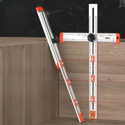 L-HT201 60cm T Type Aluminum Alloy Movable Combination Angle Ruler 90 /45 Degrees High Precision Woodworking T Ruler