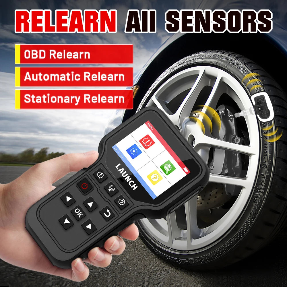 2025 New LAUNCH CRT5011E TPMS Relearn Tool Read&Program LTR-01 Sersors (315/433MHz) Reset TPMS