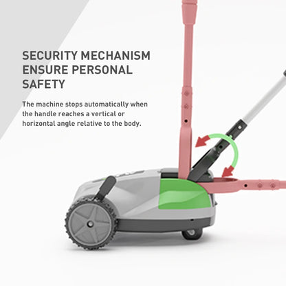 DTWA3-0014 Electric Wheel Brushless Lawn Mower Metal Blade Lawn Mowing Power Tool Push Lawn Mower